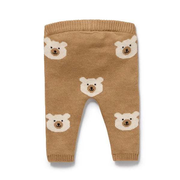 2pc  BearyCute Organic Knitted Jacquard