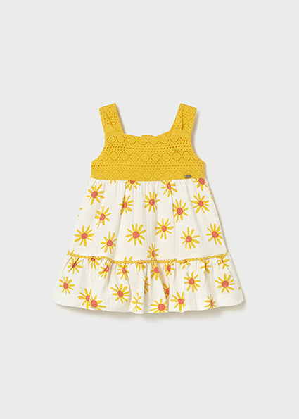 2pc Sunflower Sundress w/Hat