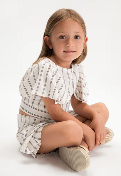 2pc Striped Skirt Set