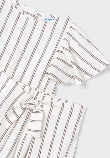 2pc Striped Skirt Set