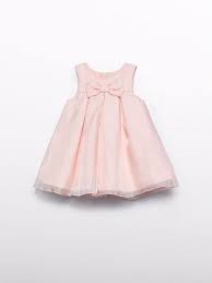 A-Line Organza Bow Dress