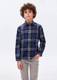 Plaid Check Flannel Shirt