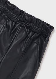 Leatherette Paper Bag Pant