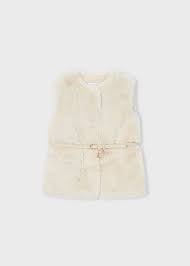 2pc Belted Fur Vest