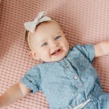 Smalll Nylon Ribbon Bow Headband