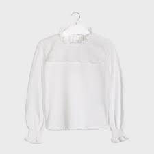 L/S Embroidered Blouse