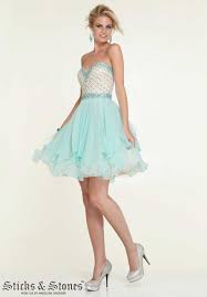 Satin & Chiffon w. Jeweled Beading Party Dress