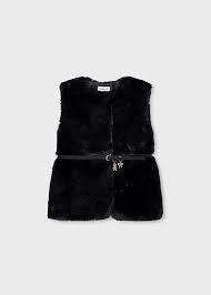 2pc Belted Fur Vest