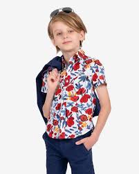 Short Sleeve Printed Day Party Shirt(3 Prints)