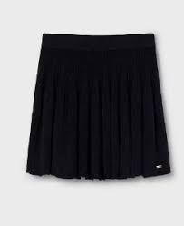 Shimmer Knit Flared Skirt