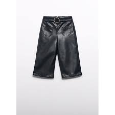 Pleather Culotte Pant