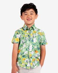 Short Sleeve Printed Day Party Shirt(3 Prints)