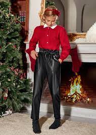 Leatherette Paper Bag Pant