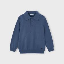 Long Sleeve Knit Polo
