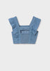 2pc Denim Chambray Short Set