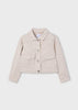 Stretch Denim Cropped Jacket
