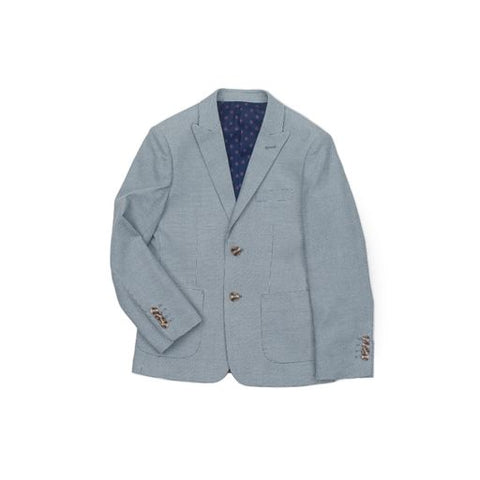 Olive Houndstooth Blazer