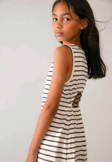 Striped Midi Tank Dress