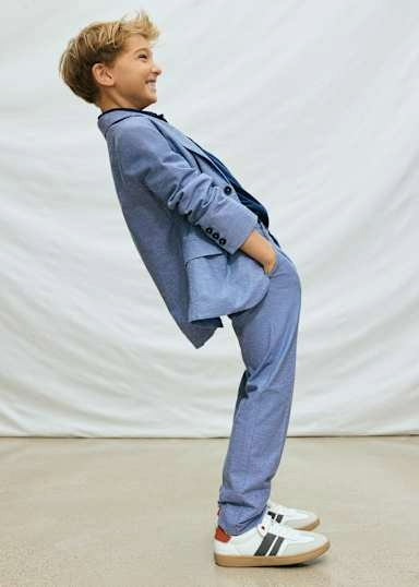 Chambray Linen Dress Pant