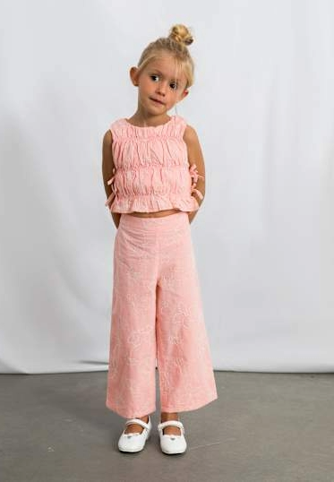 [3.592] 2pc Daisy Flower Pant Set