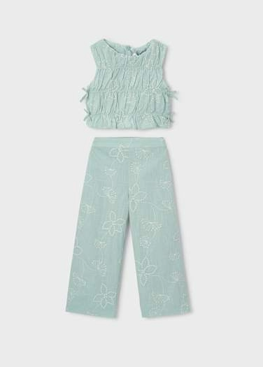 [3.592] 2pc Daisy Flower Pant Set