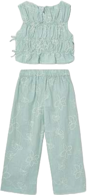 [3.592] 2pc Daisy Flower Pant Set