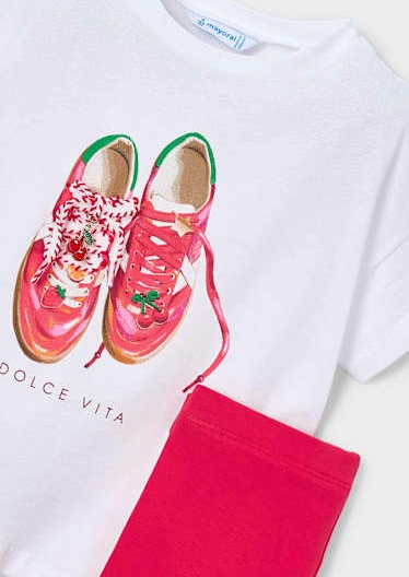 2pc Sneaker Capri Set
