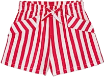3pcStriped Short Set w/ Tank & Hat
