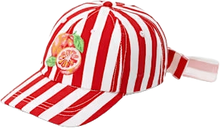 3pcStriped Short Set w/ Tank & Hat
