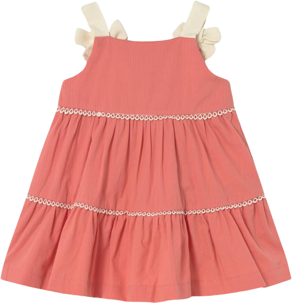 2pc Panel Dress & Bow Legging Set