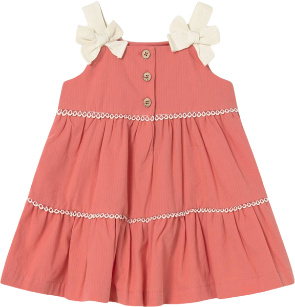 2pc Panel Dress & Bow Legging Set