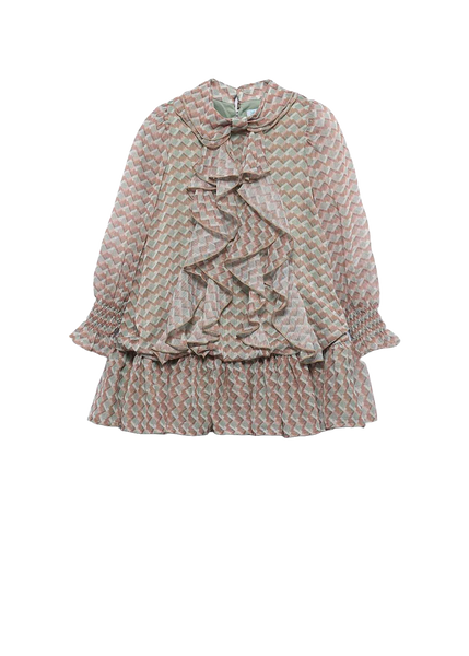Printed Chiffon Dress