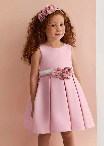 Mikado Flower Bow Party Dress