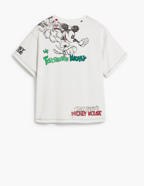 TS_Running Mickey Unisex S/S Top