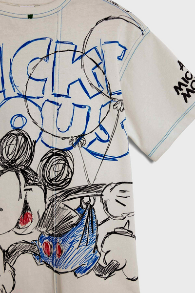 TS_Running Mickey Unisex S/S Top