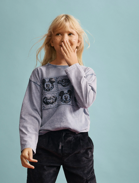 TS_MOMO Mickey L/S Top