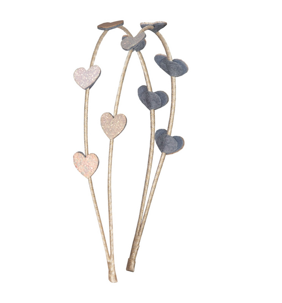 Teeny Heart Double Alice Hairband
