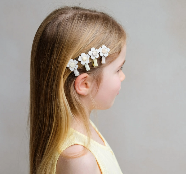 8pc Blossoms Mini Clips