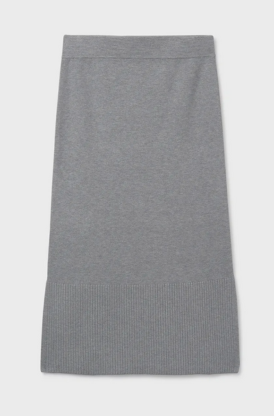 2pc Colourblock Sweater & Knit Skirt Set