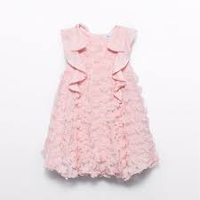 3-D Flower A-Line Party Dress