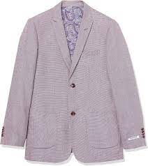 Wine Birdseye Twill Blazer
