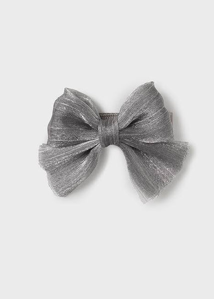Small Organza Bow Hair Clip