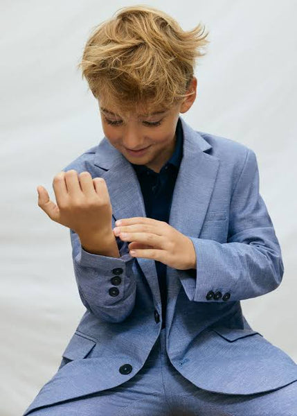 Chambray Linen Blazer