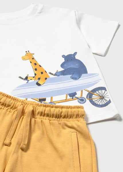 [1.670] 2pc Zoo Animals Short Set