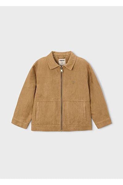Faux Suede Bomber Jacket