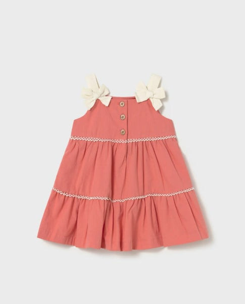 2pc Panel Dress & Bow Legging Set