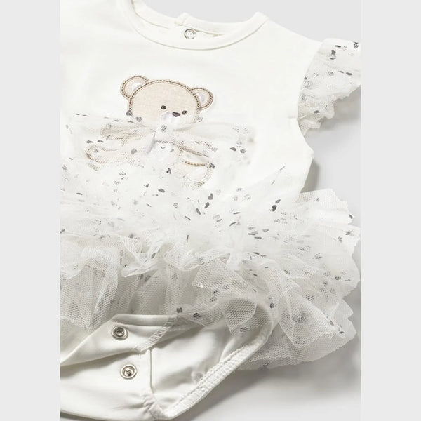 2pc Sparkle Tutu Bear Romper