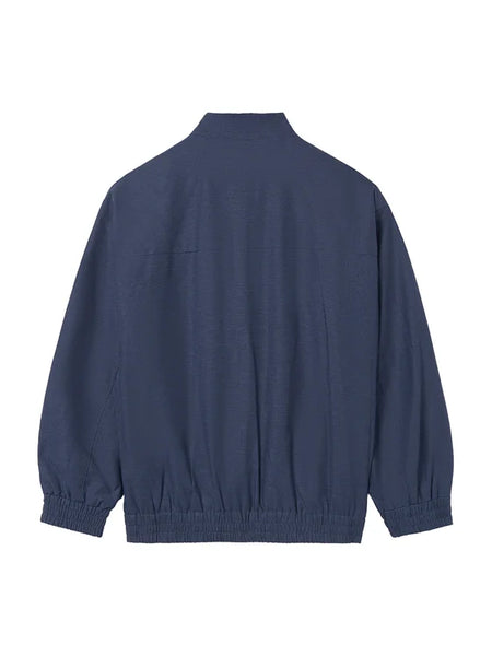 Tween Boys Linen Bomber Jacket