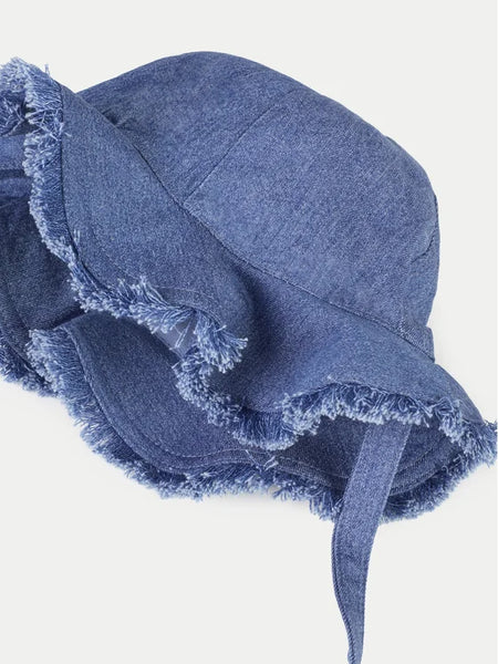 2pc Denim Romper w. Hat