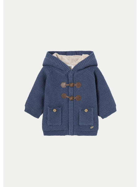 Fur Lined Knit Hooded Sweater